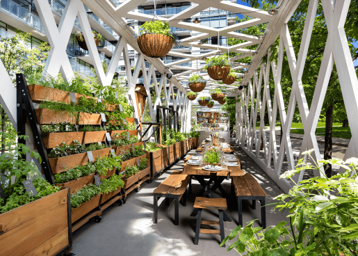 1 Hotel Toronto garden area